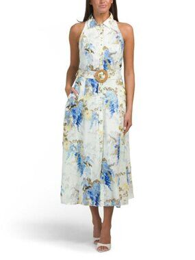 knee length dresses for ladies T-Tahari Garden Midi Dress – Elie Tahari